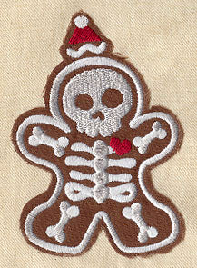 Gingerbread Skeleton (Applique)
