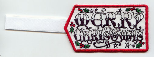 Merry Christmas Tag (In the Hoop)