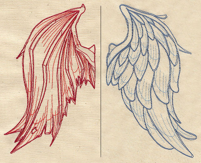 Wings Divided (Wing Pair)