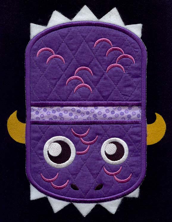 Hungry Monster Potholder (In the Hoop)