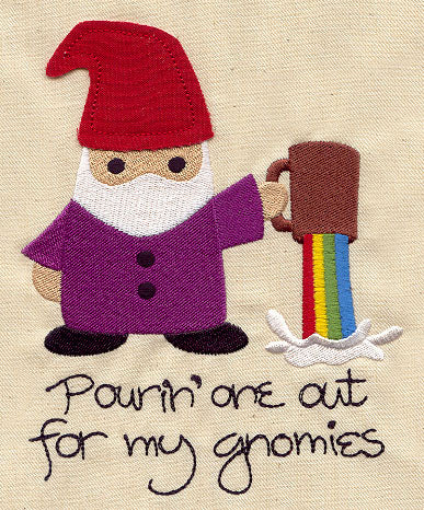 Pourin' One Out (Applique)