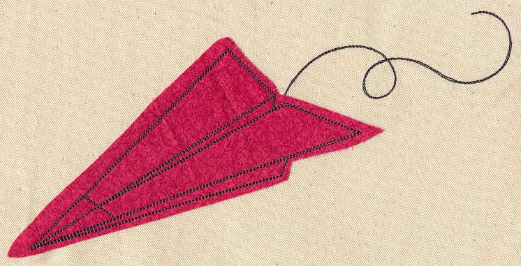Paper Plane (Applique)