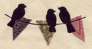 Birds and Bunting (Applique)