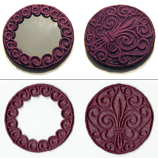 Fleur Mirror Cover (Lace)