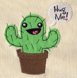 Huggable Cactus (Applique)