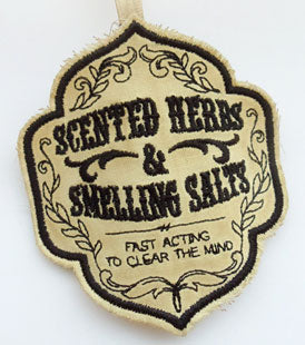 Scented Herbs and Smelling Salts Sachet (In the Hoop)