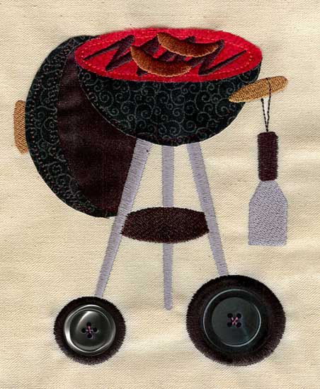 Button Grill (Applique)