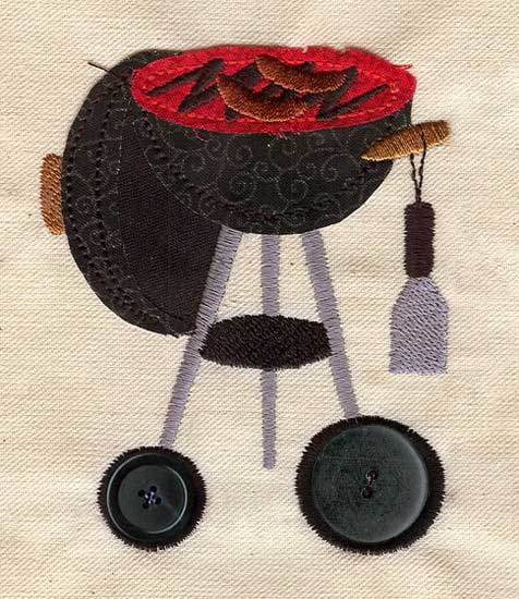 Button Grill (Applique)