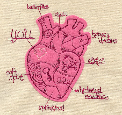 Pieces of My Heart (Applique)