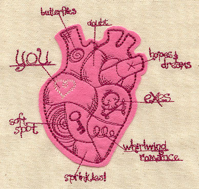 Pieces of My Heart (Applique)