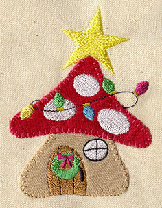 Woodland Wonderland Toadstool House (Applique)