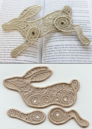 Bounding Bunny (Lace)