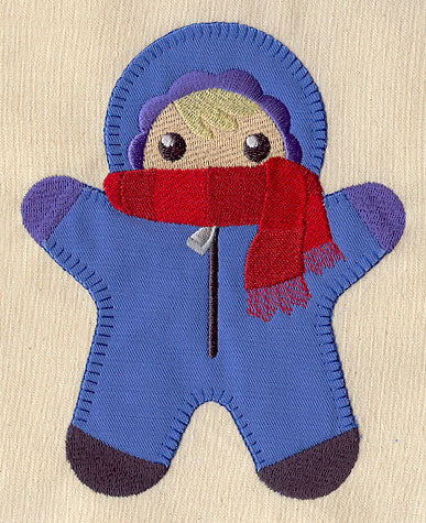 Snowsuit Kid (Applique)
