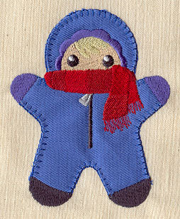 Snowsuit Kid (Applique)