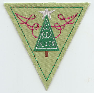 Very Merry Bunting - Christmas Tree