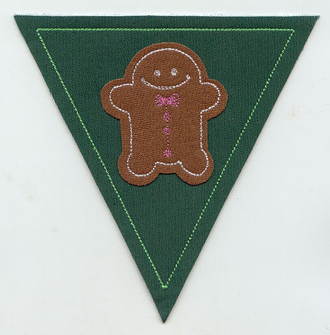 Very Merry Bunting - Gingerbread Man