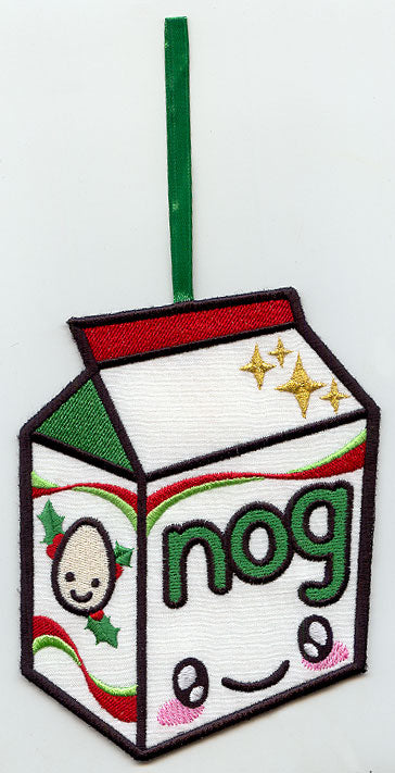Kawaii Christmas - Eggnog (Ornament)