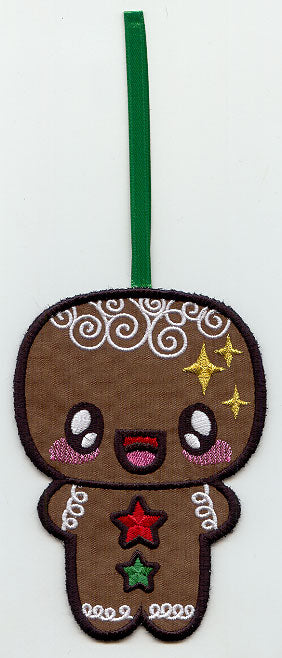 Kawaii Christmas - Gingerbread Man (Ornament)