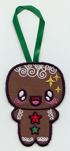 Kawaii Christmas - Gingerbread Man (Ornament)