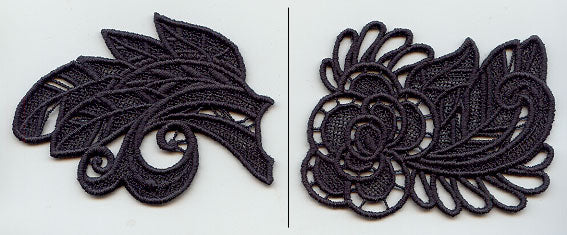 Flower and Feathers Flourish (Lace)