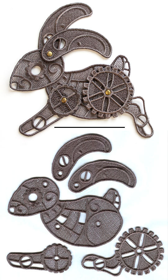Steampunk Bunny (Lace)