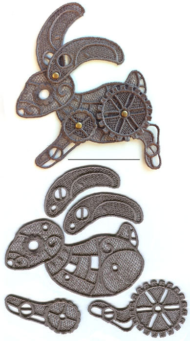 Steampunk Bunny (Lace)