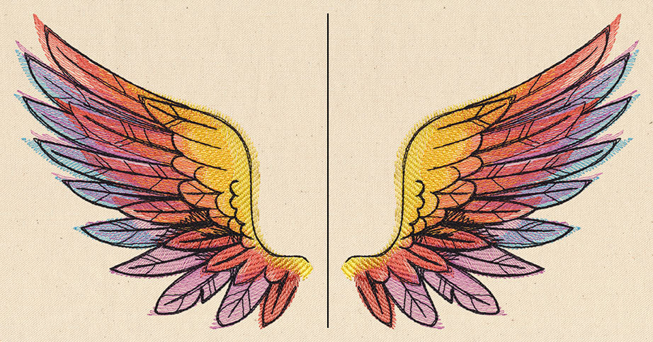 Painted Wings (Wing Pair)