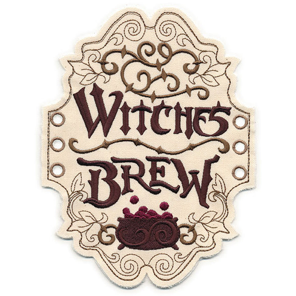 Witches Brew Apothecary Label (In the Hoop)