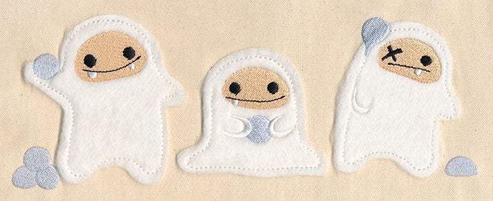 Abominable Snowball Fight (Applique)