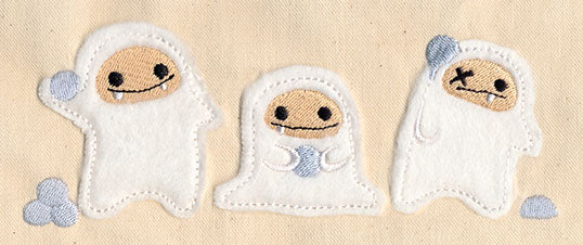 Abominable Snowball Fight (Applique)