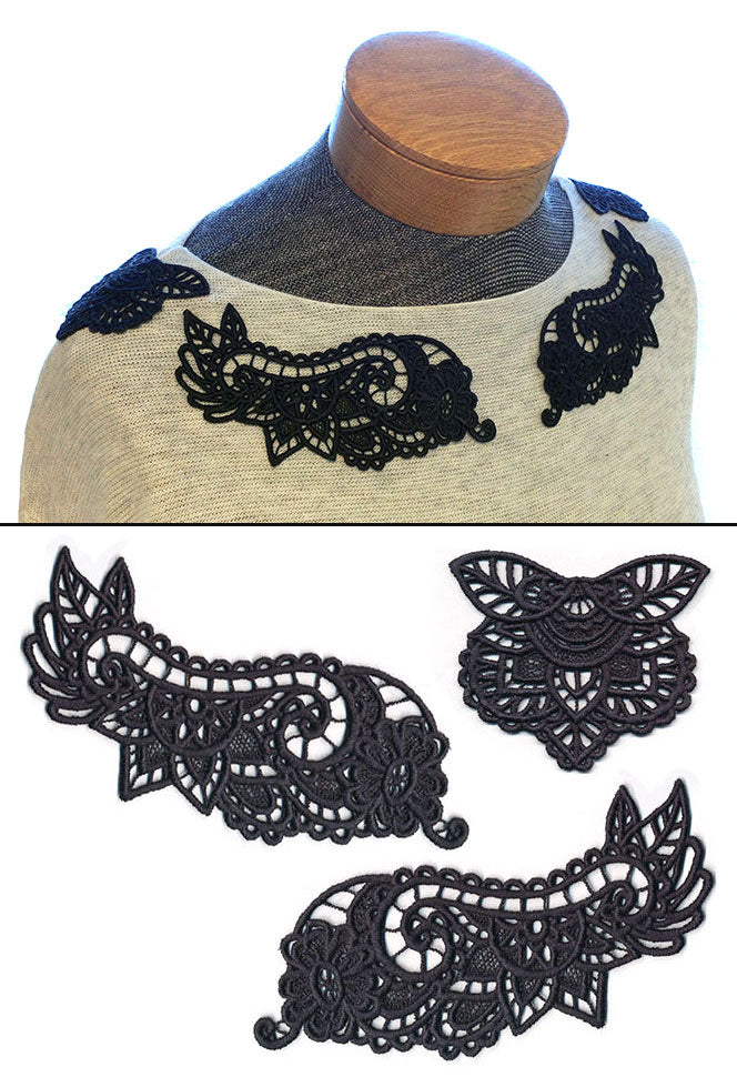 Chic Collar Accents (Lace)