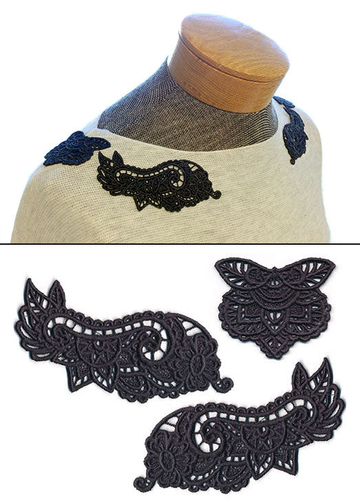 Chic Collar Accents (Lace)