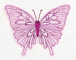Diaphanous Butterfly (Applique)