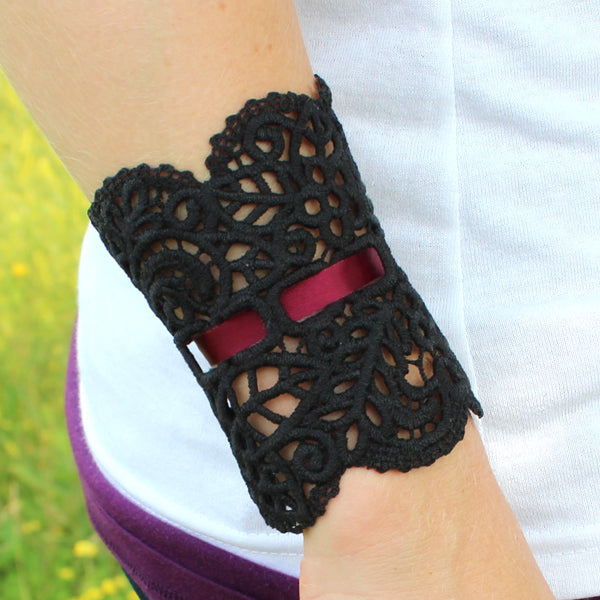 Ribbon Weave Cuff (Lace)