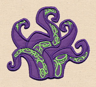 Tentacle Pocket Topper (Applique)