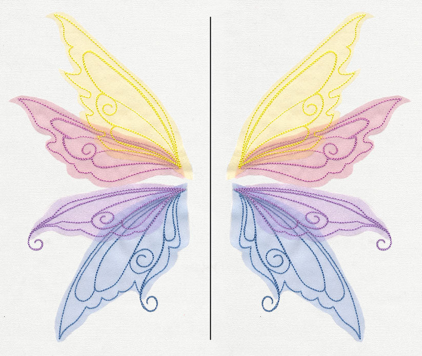 Sheer Magic Wings (Applique)