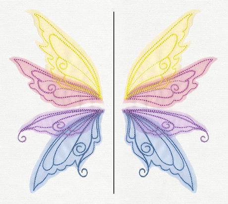 Sheer Magic Wings (Applique)