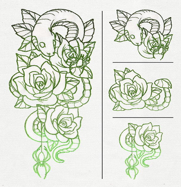 Spooky Snake Sleeve (Split)