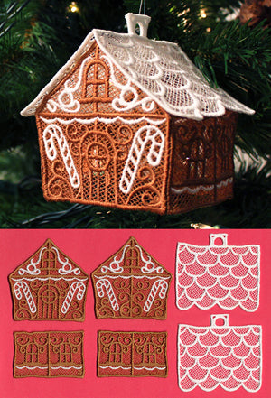 Enchanted Gingerbread House (Lace)