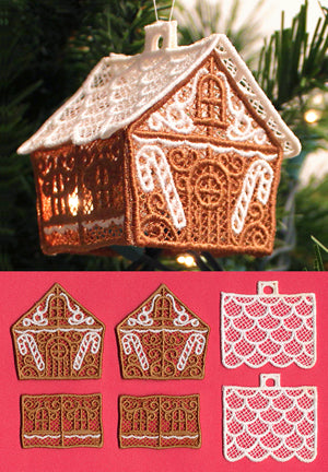 Enchanted Gingerbread House (Lace)