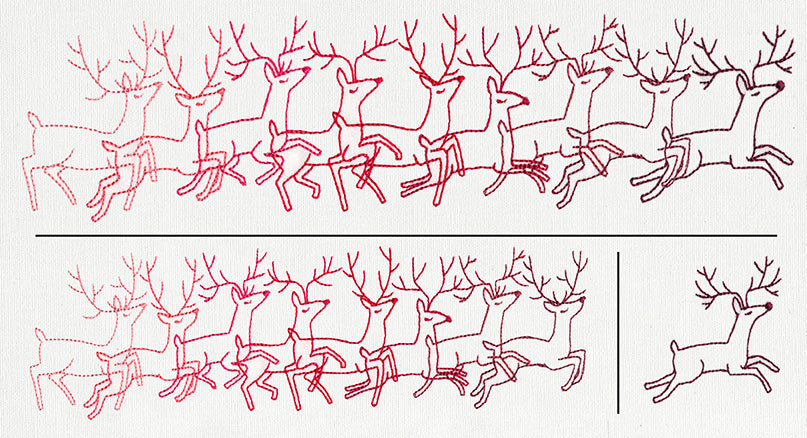 Reindeer Rainbow (Split)