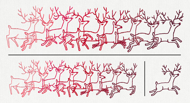 Reindeer Rainbow (Split)