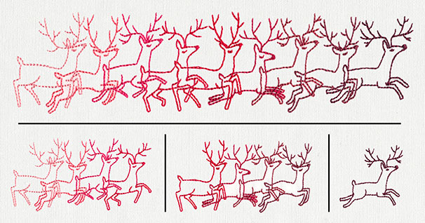 Reindeer Rainbow (Split)