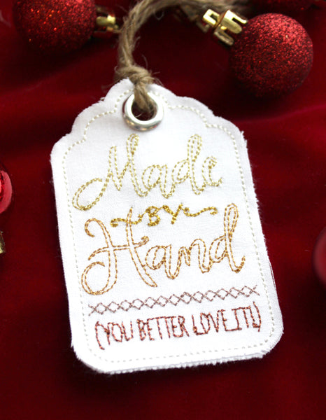 Wrapped Up - Made by Hand Tag (In the Hoop)