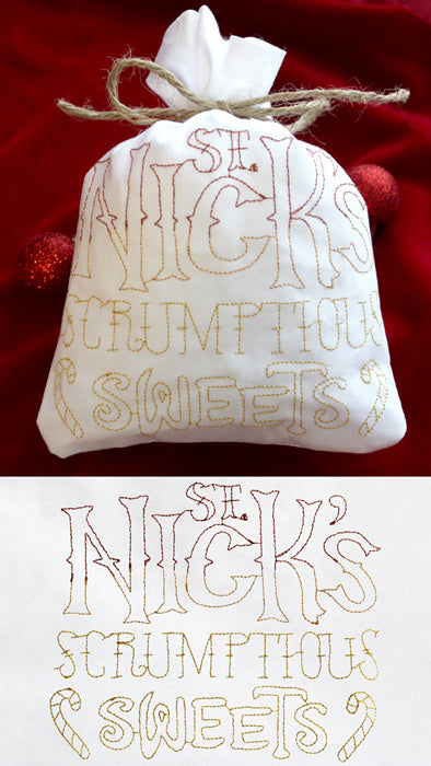 Wrapped Up - St. Nick's Sweets Bag (In the Hoop)