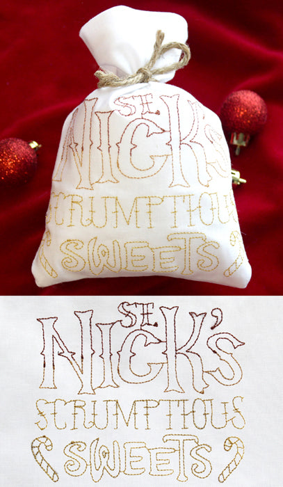 Wrapped Up - St. Nick's Sweets Bag (In the Hoop)