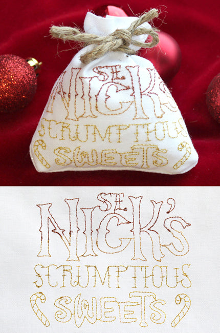 Wrapped Up - St. Nick's Sweets Bag (In the Hoop)