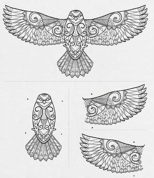 Ascending Hawk (Split)