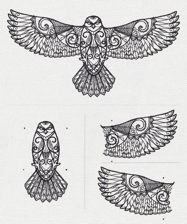 Ascending Hawk (Split)