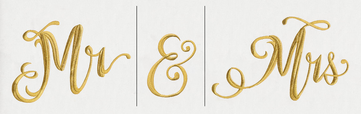 Mr. and Mrs. Script (Split)